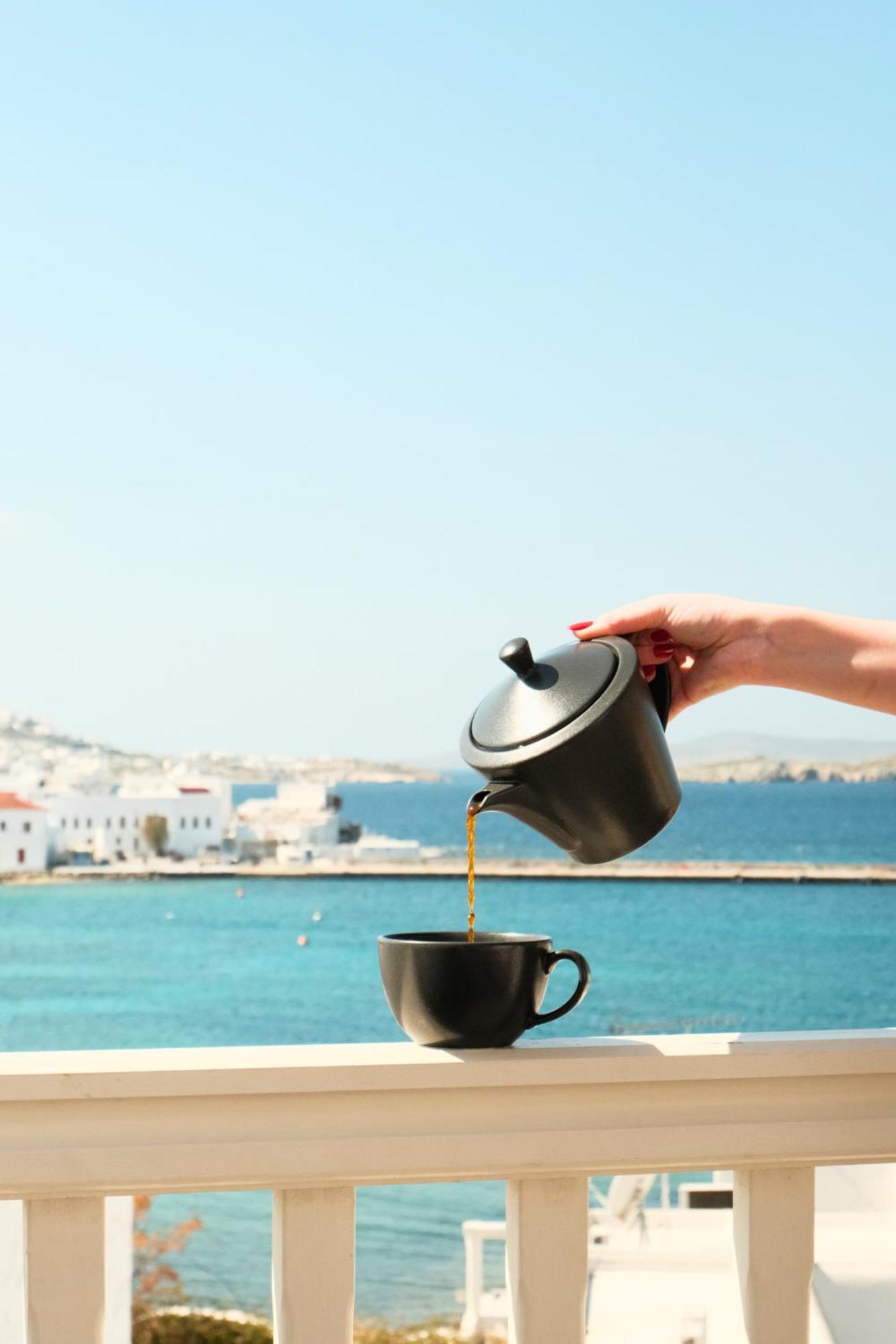 Yalos Hotel Sunset View Mykonos Town Private Rooms Exterior foto